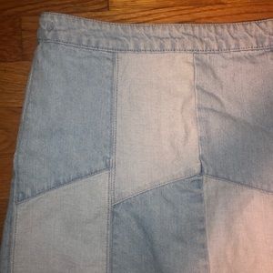 FOREVER 21 patchwork skirt